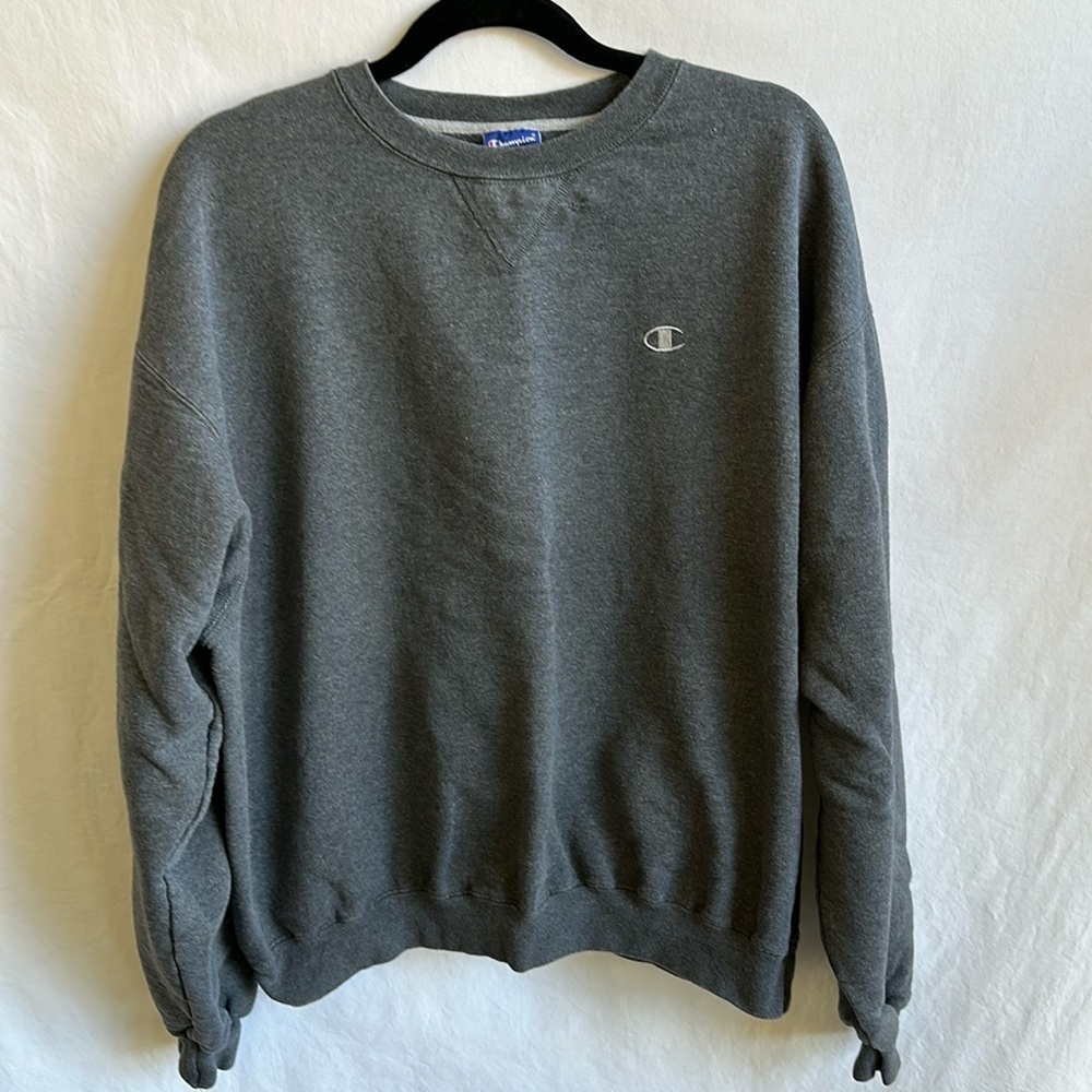 Champion charcoal gray heavyweight sweatshirt, size XL